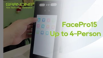 Facial Recognition System | FacePro15 Multi-Person Visible Light Terminal | Smart Access Control