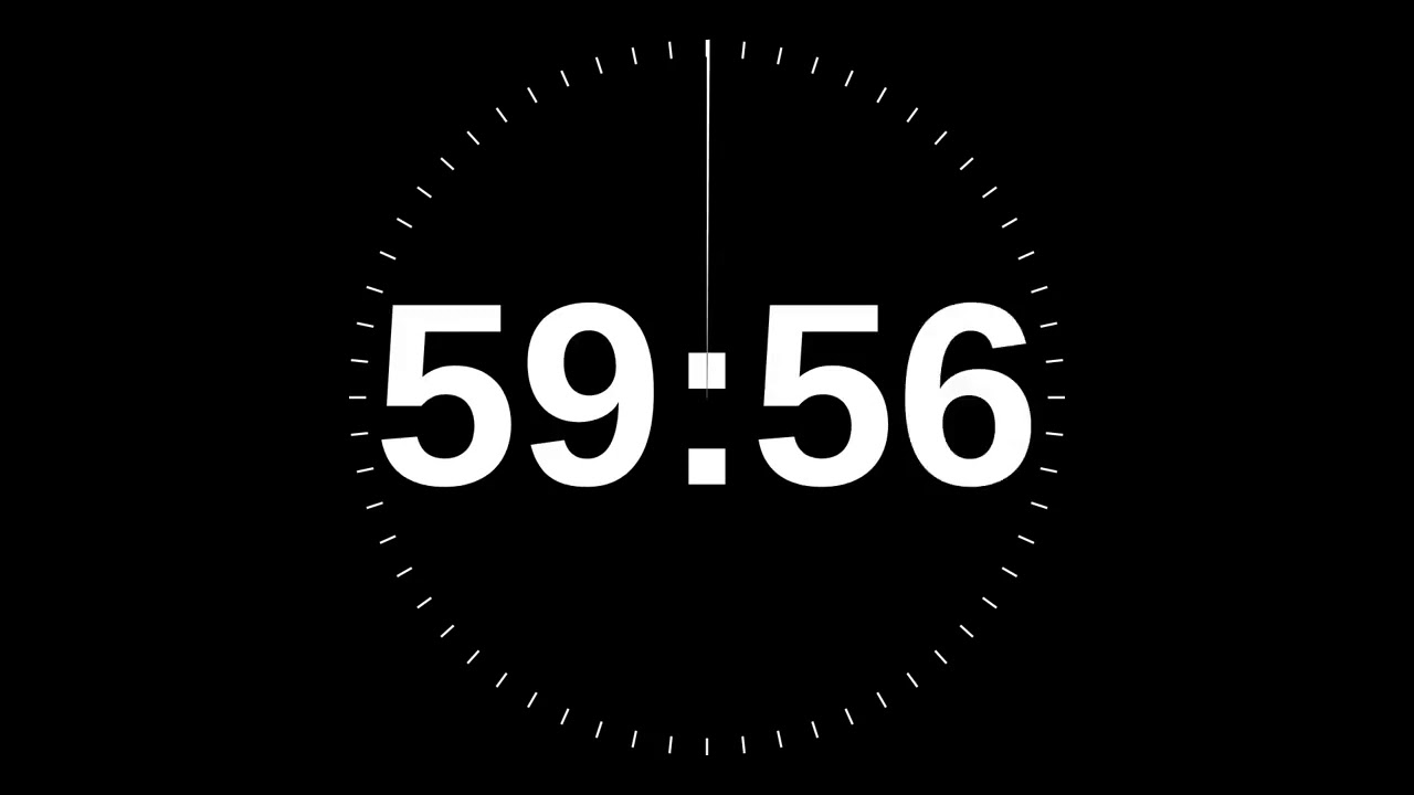 1 Hour Countdown Timer by prince - YouTube