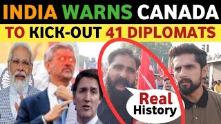 INDIA CANADA TENSION |INDIA W@RNS CANADA TO REMOVE 41 DIPLOMATS | PAKISTAN REACTION ON INDIA REAL TV