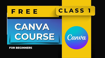 Canva Free Course For Beginners Class 1 | Free Graphic Designing Course 2025