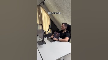 Front-end vs Back-end #shorts #shortsvideo #dev #developer #funnyvideo #related #frontend #backend