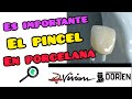 es importante el pincel en porcelana (vissión classic)