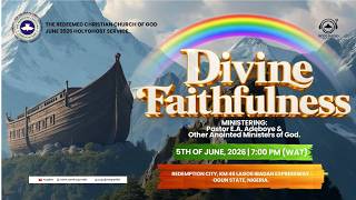RCCG JUNE 5th 2026 | HOLY GHOST SERVICE