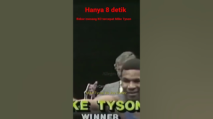 Ngeri❗ Mike Tyson Remaja 15 tahun hancurkan lawan💥 hanya dalam 8 detik 😱 #tinjudunia #miketyson