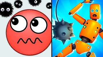 HIDE BALL: Brain Teaser vs RAGDOLL BREAK Save The Dog,Satisfying Android Games,Epic 5.