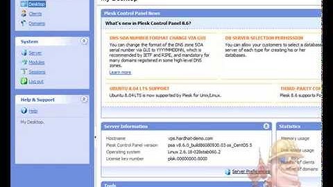 How to log into Plesk Control Panel for the first time and initial setup.