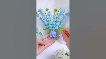 Handmade diy pipe cleaner flowers #handmade #diy #gift #diyflower #diycrafts #flowercraft #flowers