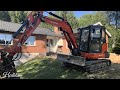 New drainage around an old friend's house Part 1 -The dig