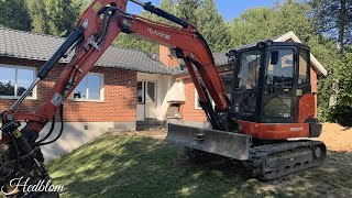 New drainage around an old friend's house Part 1 The dig