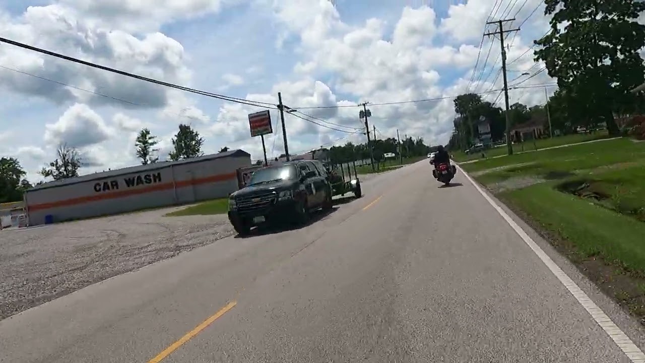 Summer afternoon ride Flora Illinois