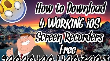 How to Get 4 New And Old Working iOS Screen Recorder Free NO Jailbreak or PC iPhone,iPod and iPad