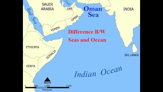 Difference between Seas and ocean/what is Sea/What is Ocean