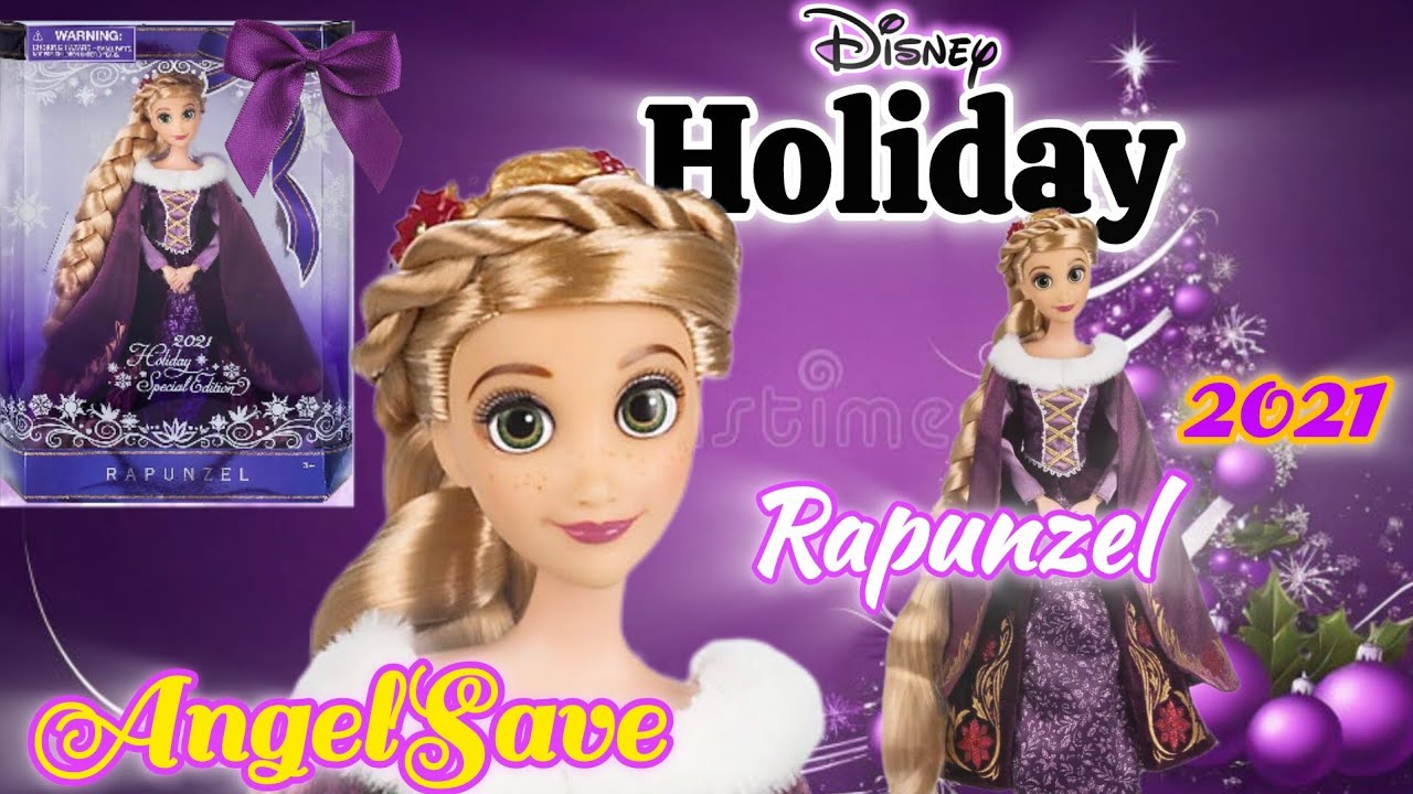 Rapunzel doll holiday 2021 Review  Español. #Disney 