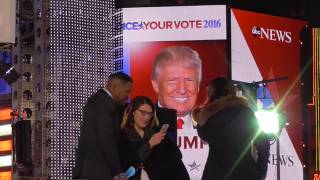 U.S Election Night In Times Square