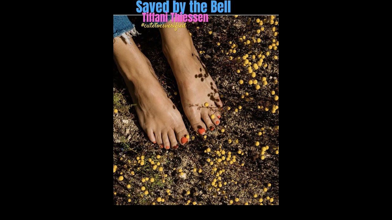Saved by the Bell: Tiffani Thiessen - Cute Toes Verified