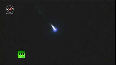 Video  Russian Proton M rocket explodes mins after launch
