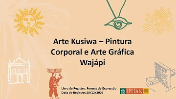 Quais os elementos predominantes na Arte Kusiwa?