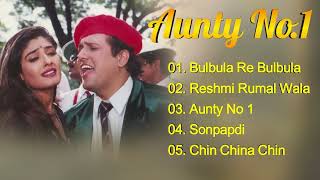 Aunty No.1 Movie All Songs | Old Hindi Song | Govinda, Raveena Tandon