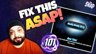 Marvel Snap has a BIG PROBLEM with Infinite Rank