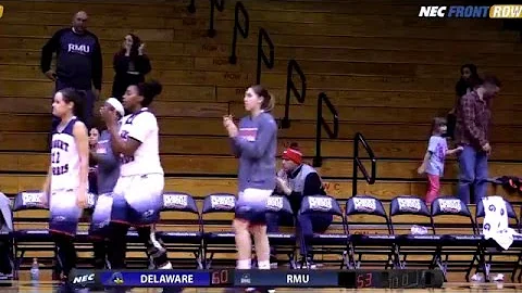 RMU Women's Basketball vs Delaware Highlights