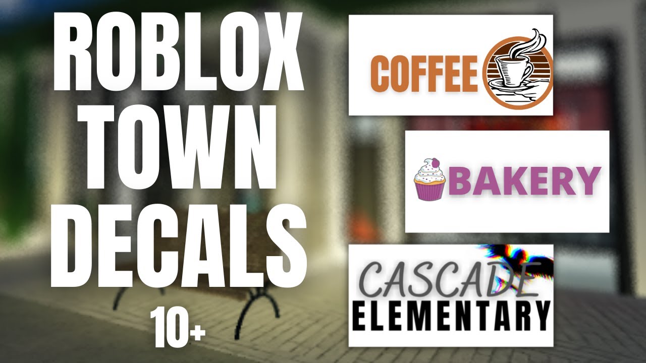How to MAKE custom Roblox Decals for Bloxburg or Roville + decal codes  (Canva) 