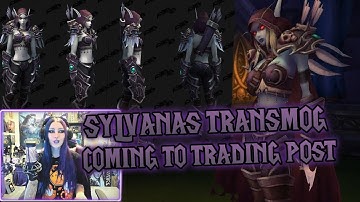 Sylvanas Transmog Finally Coming to Trading Post! 🏹💜💀 (+ Possible Halloween Stream Event?! 🎃)