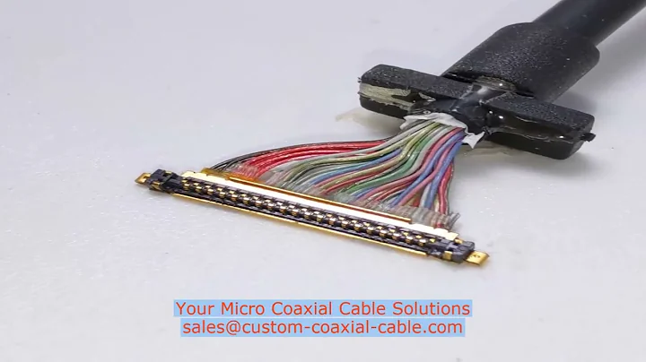 samtec micro coax cable 42 AWG micro diameter AWG 38 micro coax France factory I-PEX 3298-0401 Cable