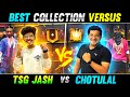 Jash Vs Chotulal🤣Funnyiest Collection Versus🔥|| Face To Face Collection Battle - Garena Free Fire