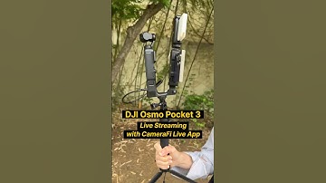 Stream Live Easily with DJI Osmo Pocket 3 Using CameraFi Live #osmopocket3 #livestream #camerafilive
