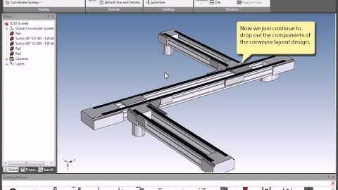 Conveyor SmartAssembly in IRONCAD Compose