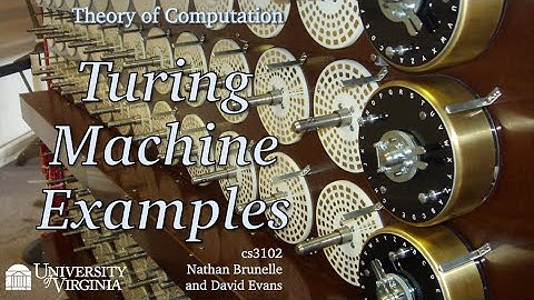 Turing Machine Examples