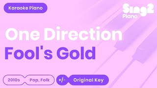 One Direction  - Fool's Gold (Piano Karaoke)