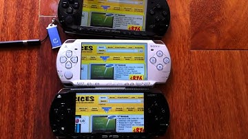 PSP 1000 vs PSP 2000 vs PSP 3000 Speed Comparison