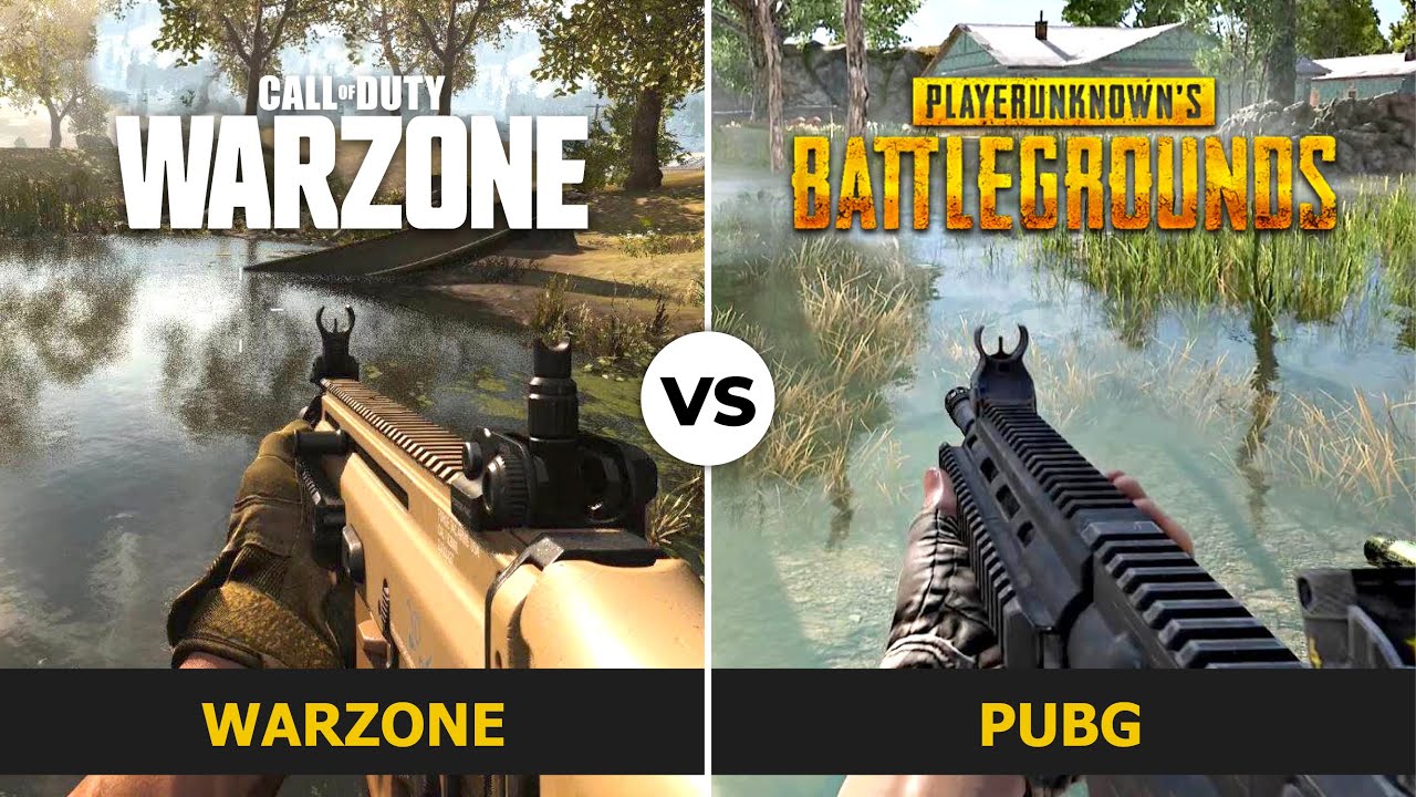 Call of Duty Warzone vs PUBG | Graphics &amp; FPS Comparison | GTX 1070 | i7 4790K - YouTube