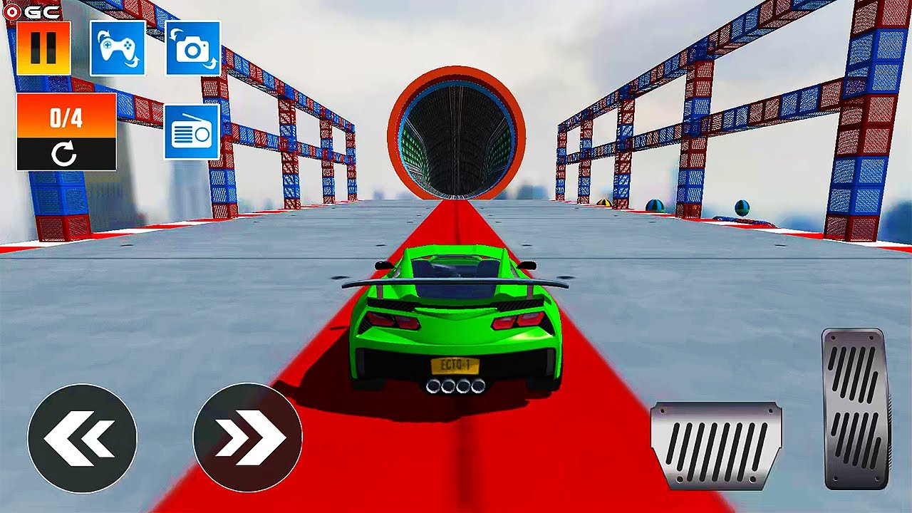 Crazy Car Stunts 3D Mega Ramp Stunt Car Games - Impossible Stunt