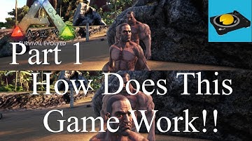 So The Journey Begins - Ark Survival Evolved Co-op PS4 Gameplay Part 1