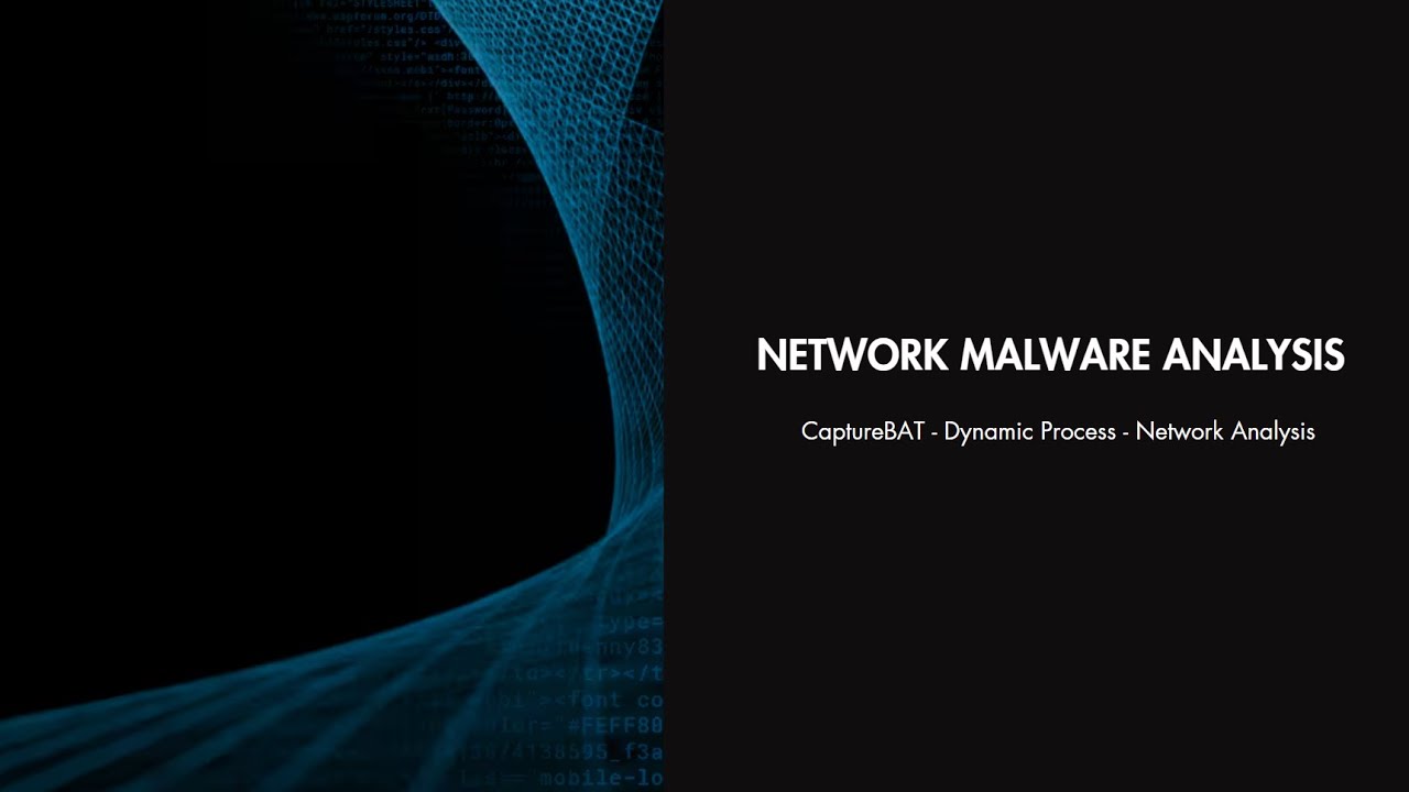 CaptureBAT - Dynamic Process - Network Analysis - YouTube