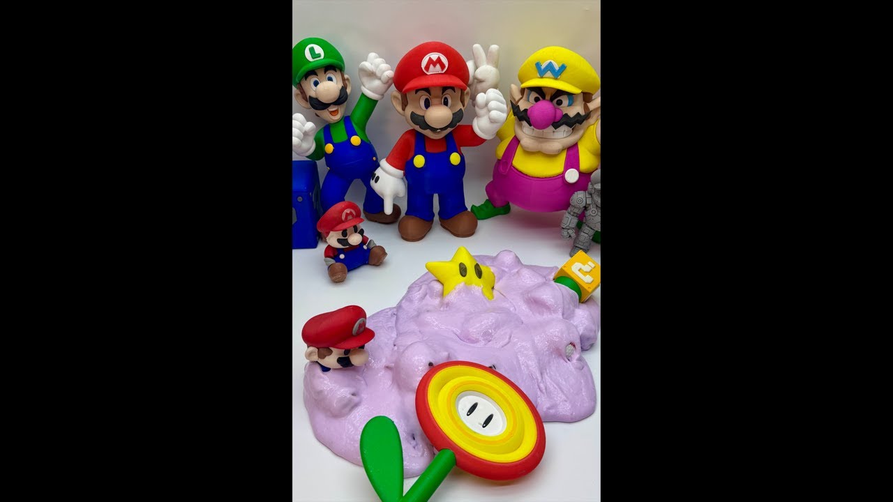 😍So many people! What treasure are they digging in this slime with Mario? #mario #slam #surprise