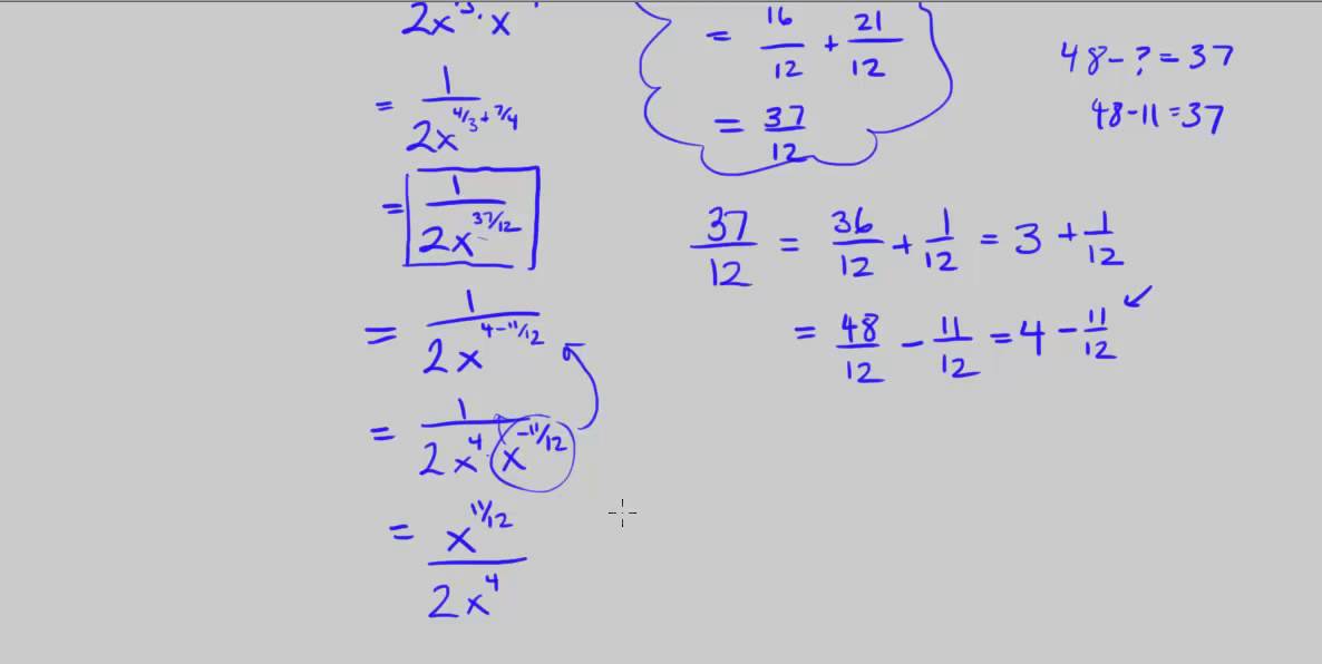 Kuta Simplifying Rational Exponents 9 Through 16 Youtube