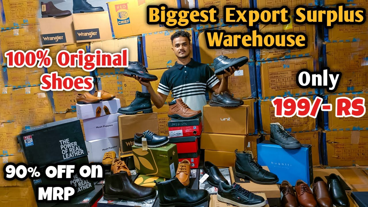 100% Original Shoes😱🔥| Export Surplus Warehouse || Shoe Villa Okhla ...