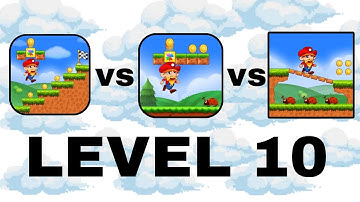 Super Jabber Jump VS Super Jabber Jump 2 VS Super Jabber Jump 3 | Level 10 🚩 #superjabberjump #vs