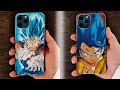 Drawing a Gogeta and Vegito Case for the Iphone 12 Pro Max | Dragon Ball Case