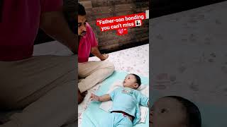 “5months baby with Papa ❤️Cutest Bond Ever" #fatherlove #papababy  #babyboy #babyshorts #viralshorts