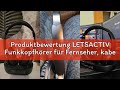 Produktbewertung LETSACTIV Funkkopfhörer für Fernseher, kabellose TV-Kopfhörer mit TV-Sender-Ladesta