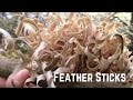 Come fare Feather Sticks - Esca per fuoco ASCIUTTA in qualsiasi condizione