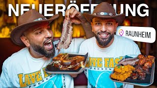 New opening with US smoker! This is what real cowboy meat tastes like in Raunheim 🔥🇺🇸