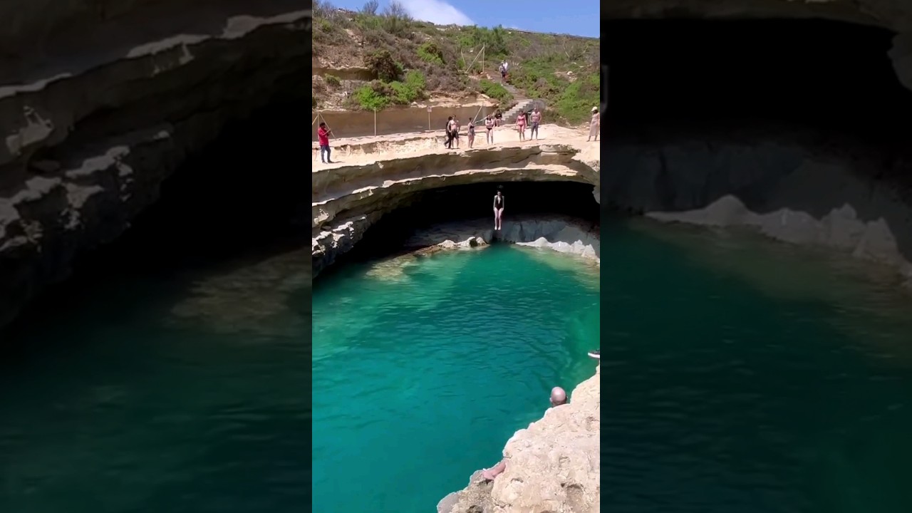 😍WOW! This is the most amazing natural pool in Malta - St. Peter`s Pool!