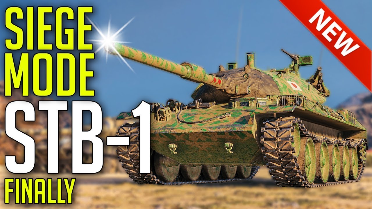 New Stb 1 Finally Gets The Siege Mode World Of Tanks Update 1 5 1 Review Youtube