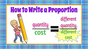 How to Write a Proportion | 7.RP.A.2 💚💙