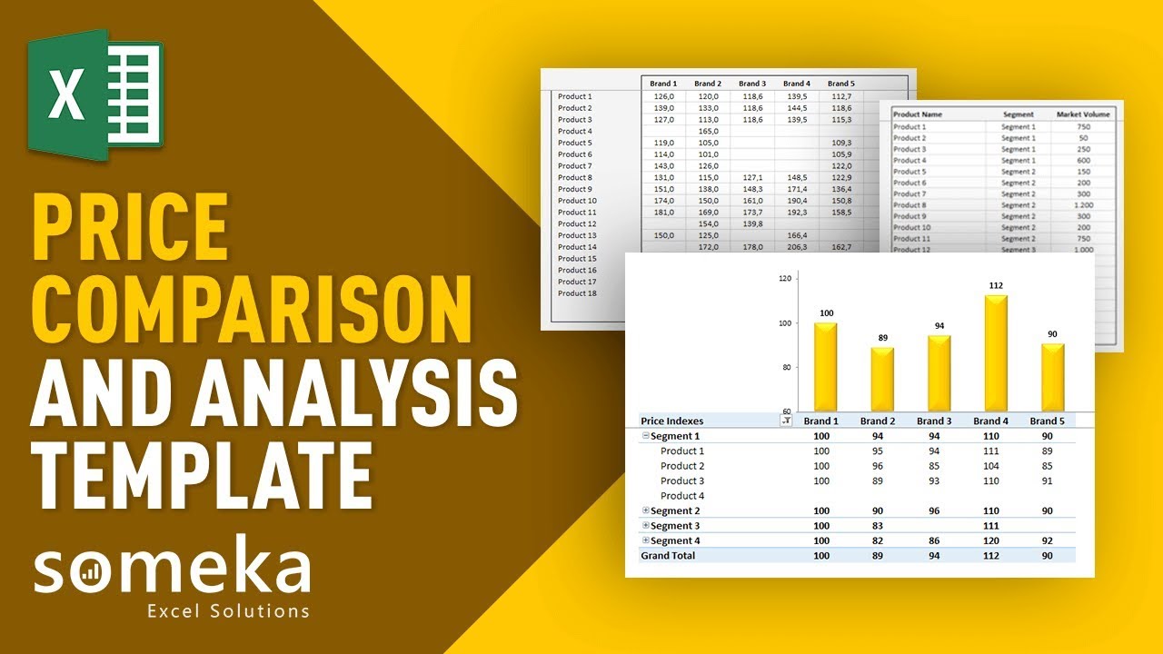 Comparison Chart In Excel Template